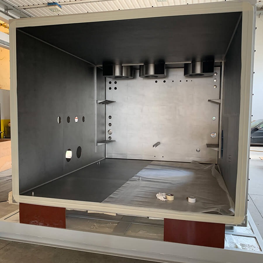 Camere alto vuoto metalserbatoi