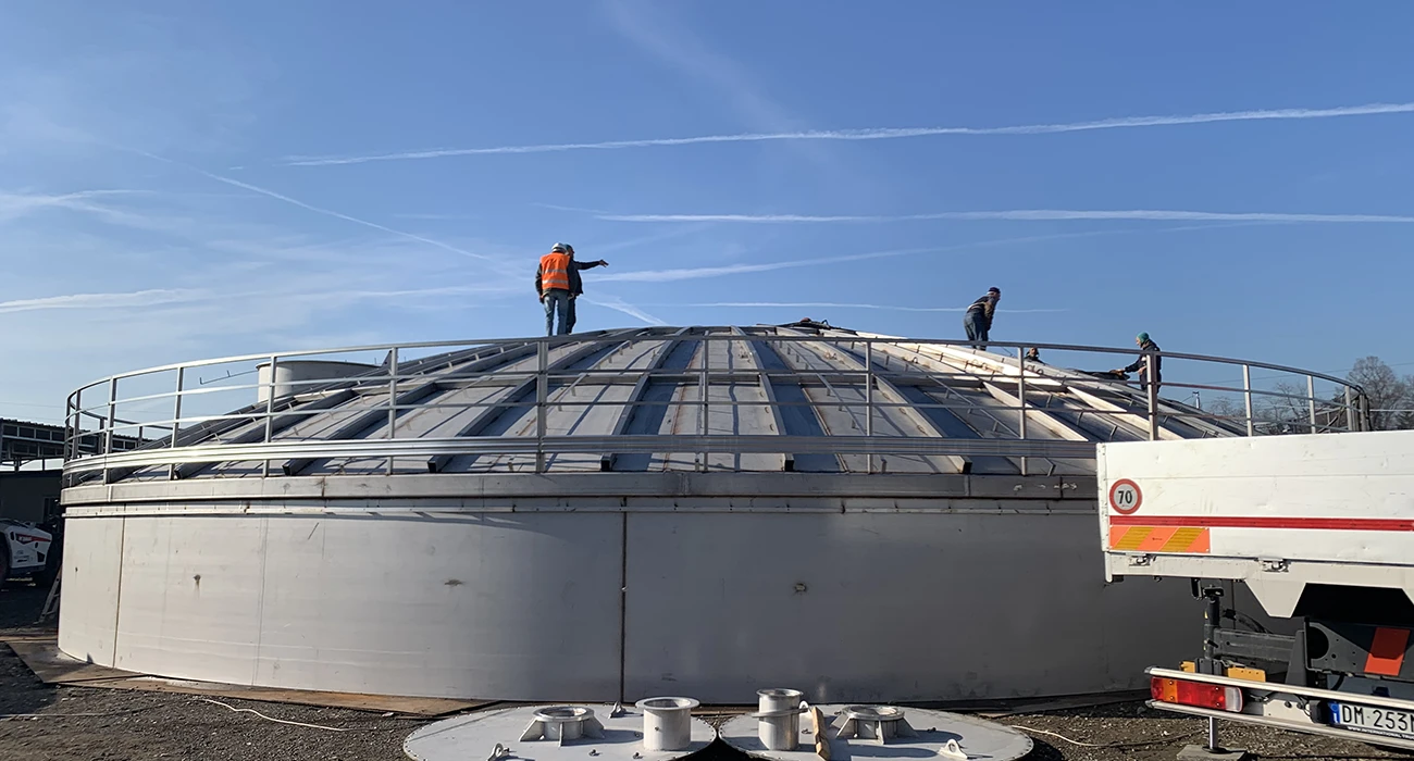Metalserbatoi ha realizzato un importante retrofit presso l’impianto di trattamento rifiuti umidi organici da raccolta differenziata di BIORG a Spilamberto (MO).