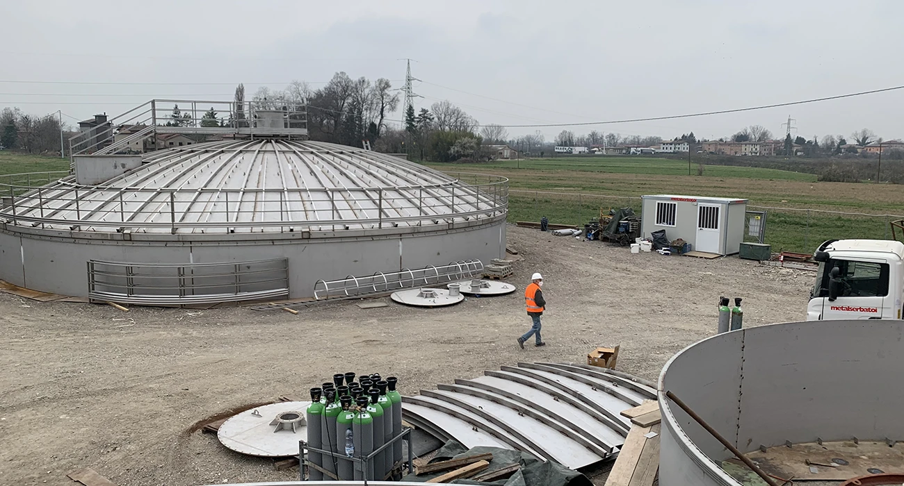 Metalserbatoi ha realizzato un importante retrofit presso l’impianto di trattamento rifiuti umidi organici da raccolta differenziata di BIORG a Spilamberto (MO).